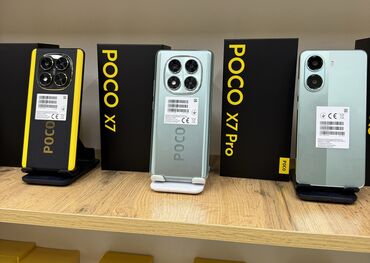 телефоны 1000сом: Poco X7, Жаңы, 256 ГБ, түсү - Кара, Бөлүп төлөө менен, 2 SIM