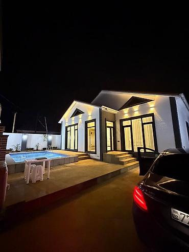 modern evler: Hovuzlu modern birmərtəbəli həyət evi (GÜNLÜK KİRAYƏ) Şüvəlan - — 5