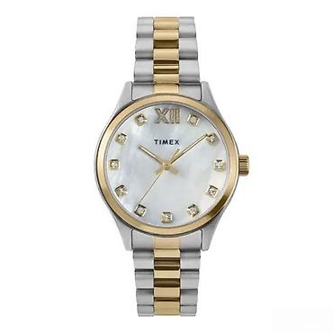Ručni satovi: AKCIJA - TIMEX Trend TW2W85500UK - 34mm - MOP Bela Potpuno nov i — 2
