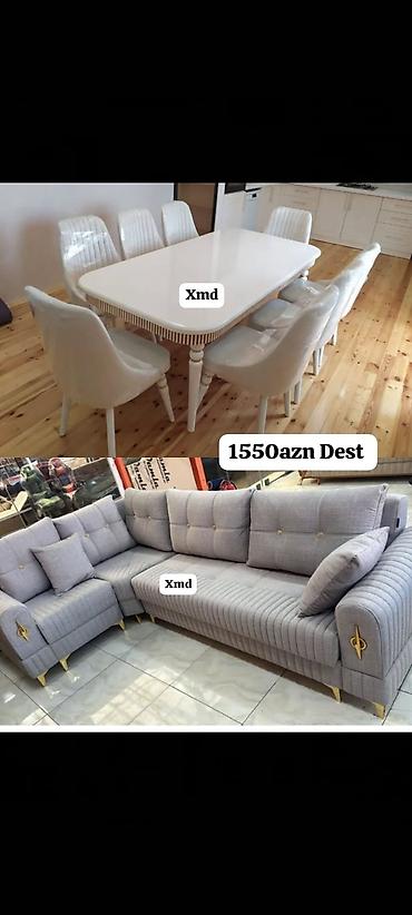 Dəst mebel paketi – 1550 AZN - Qonaq otağı üçün L formalı künc divan at lalafo.az — 1 Dəst mebel paketi – 1550 AZN - Qonaq otağı üçün L formalı künc divan — 1