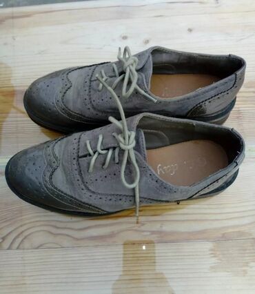 kozne zenske cipele: Oxfords, Safran, 38