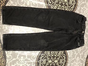 ugg bakü: MSGM brendinin qara rəngli cins şalvarı - Material: 100% pambıq denim — 1