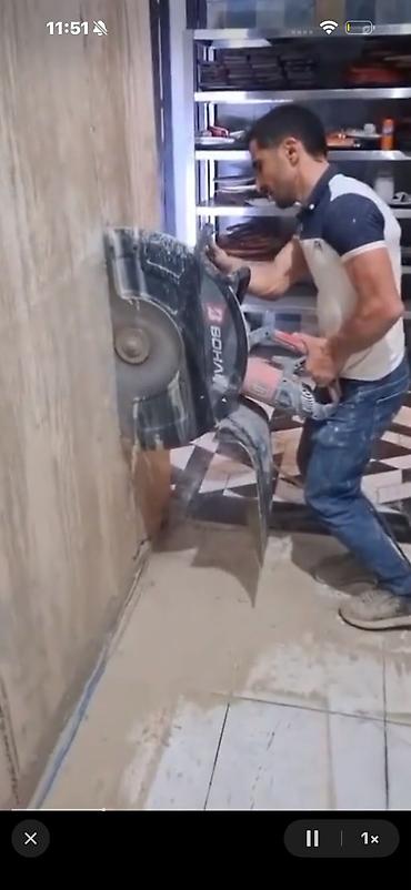 Beton işləri: Beton kəsmə və deşmə xidməti - Divar, döşəmə və tavanlarda dəqiq — 1