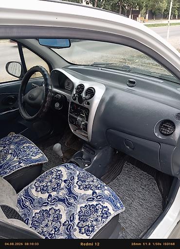 Microcar: Daewoo Matiz: 2002 г., 0.8 л, Механика, Бензин, Хэтчбэк — 6