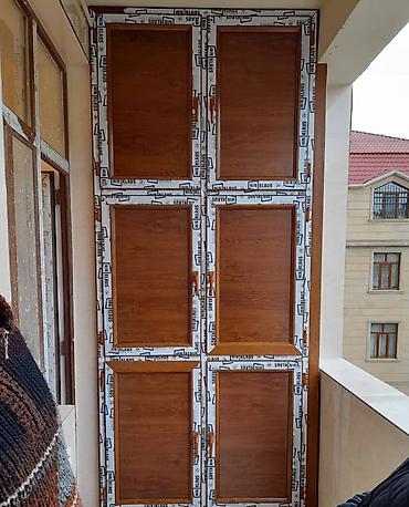 пластиковые трубы: Sifarişlə plastik şkaflar, rəflərdə də tikirik. Balkon, blok, açıq — 9