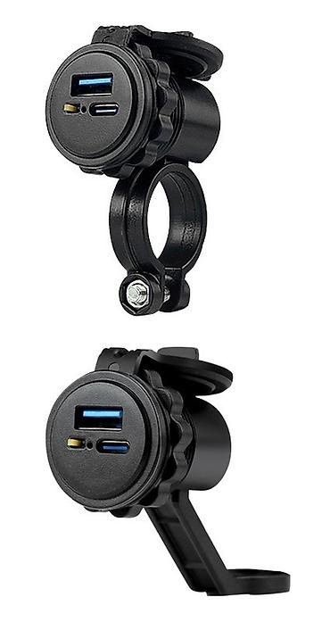 focus print: Зарядное устройство для мотоцикла и мопеда, usb быстрая зарядка — 3