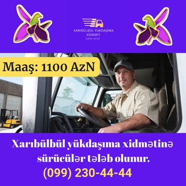 ozel klinikaya tibb bacisi teleb olunur 2024: Yük maşını sürücüsü tələb olunur, Dəyişən qrafik, Gündəlik ödəniş