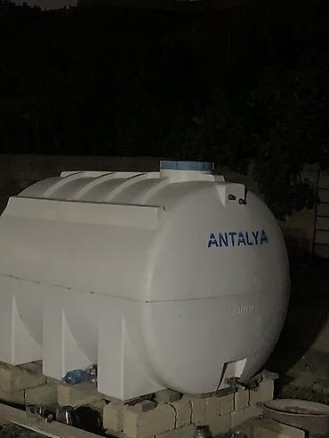 seyf silah: ANTALYA marka plastik su çəni 5 tondur, goradildə həyətdədir, zədəsi — 3