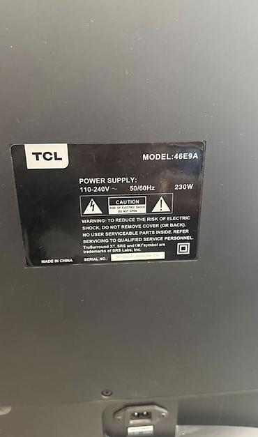 Телевизоры: Телевизор TCL 46E9A. ЖК-телевизор в классическом черном корпусе с — 2