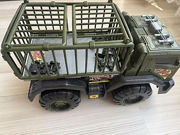 Оюнчуктар: Игровой набор для детей: большой армейский грузовик + набор для — 3