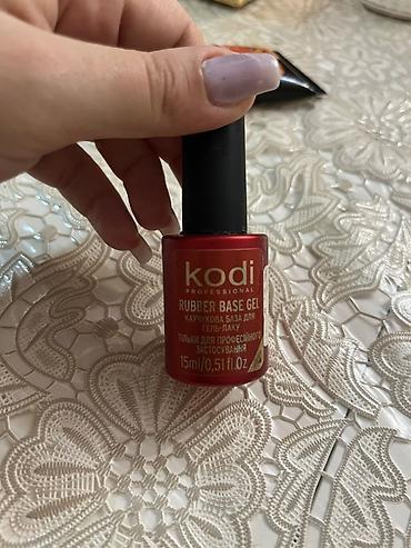 gel dirnaqlar: Kodi Professional Rubber Base Gel – gel-lak üçün kauçuk baza. - Həcm — 1