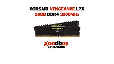 Оперативная память (RAM): Оперативная память, Новый, Corsair, 16 ГБ, DDR4, 3200 МГц, Для ПК