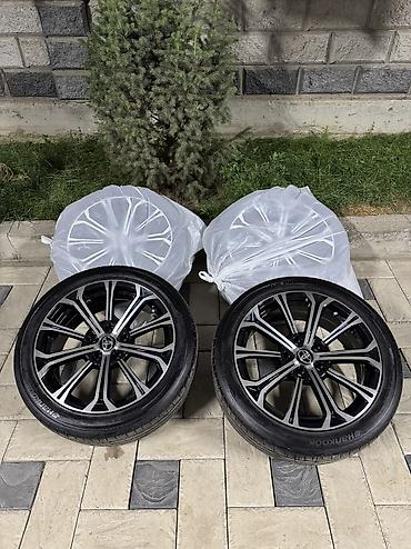 5 110: Продаются масло диски 17R вместе с жирными шинами Hankook 225/45/17 — 1