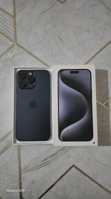 iphone 9 mini: IPhone 15 Pro Max, 256 GB, Blue Titanium, Face ID — 1