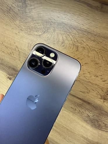 aphone x: IPhone 14 Pro Max, Б/у, 128 ГБ, Deep Purple, Защитное стекло, 100 % — 2