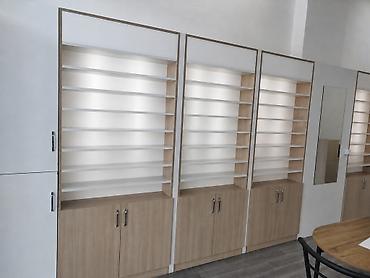 Rəf vitrinləri: Mağaza/şou-rum üçün divar vitrin rəfləri dəsti - Modulyar sistem: hər — 2