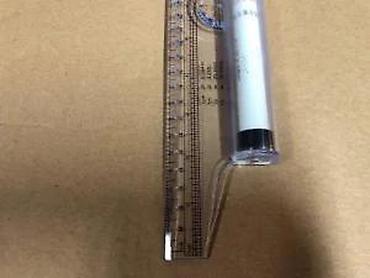 Ostali merni alati: Višenamenska “rolling ruler” lenjir/šablon za crtanje Opis: - — 11