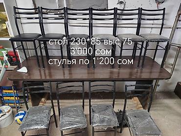 письменные столы для двоих: Продаются два больших прямоугольных стола темного цвета. район Ж-Жолу — 1