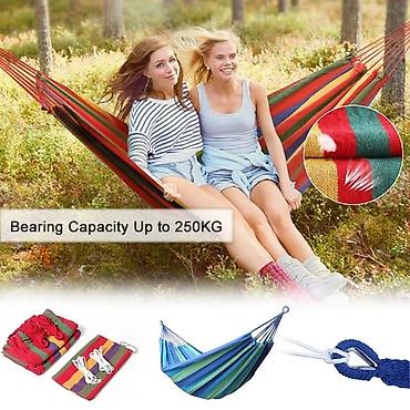 Qamaklar: Yelləncək Yellencek Yüksək keyfiyyətli hamak: Portativ hamak yumşaq — 4