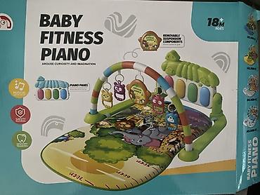 Uşaq musiqi alətləri: Baby Fitness Piano – körpələr üçün musiqili inkişaf xalçası - Yaş — 1