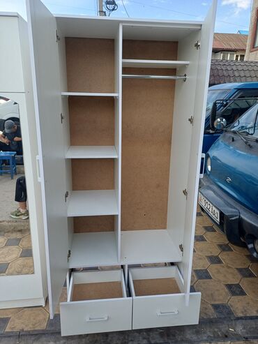 Шкафы для одежды: Шкаф для одежды, Новый, Прямой, ЛДСП — 28