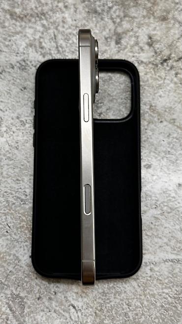 iphone cable: IPhone 16 Pro Max, Б/у, 256 ГБ, Natural Titanium, Чехол, 91 % — 5