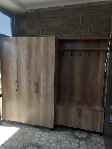 Шкафы для одежды: Шкаф для одежды, Новый, Прямой, ЛДСП — 13