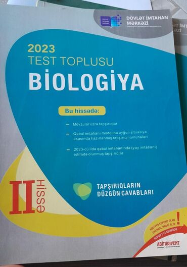 fizika dim test toplusu pdf 2023: Biologiya dim test toplusu