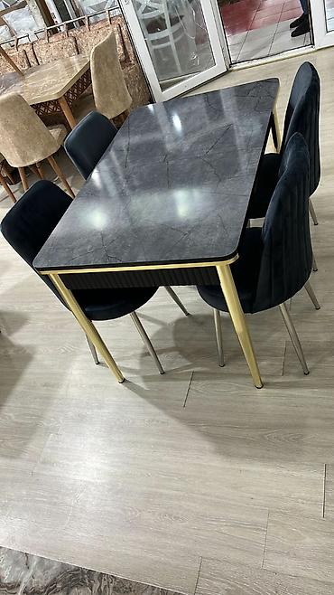 Masa və oturacaq dəstləri: 🇹🇷Türk istehsalı Möhtəşəm ✨✨ Kuxna üçün stol stul dəsti 4 stul 1 — 13