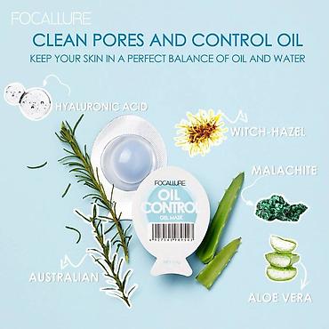 bb krem: Маска для лица Focallure гелевая / OIL CONTROL / для всех типов кожи — 8