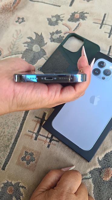 fly phone: IPhone 13 Pro Max, 256 GB, Blue Titanium, Simsiz şarj, Face ID — 2