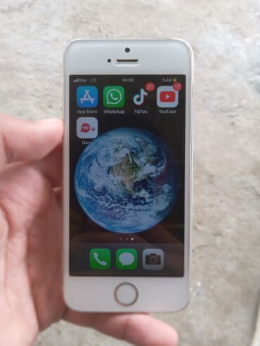 Apple iPhone: IPhone 5s, < 16 GB, Qızılı, Barmaq izi, Face ID