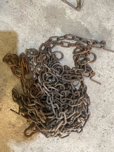 dusbere sekilleri: Ağır yüklər və bağlama işləri üçün metal zəncir dəsti. - Material