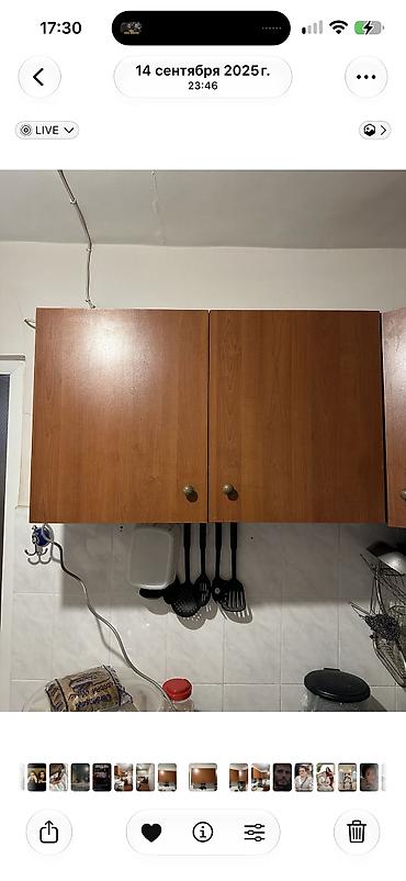 Mətbəx divar dolabları dəsti - Üst modullar: 3 bölmə, künc element