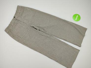 szeroki pas: Spodnie materiałowe damskie, rozmiar M — 2