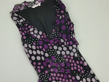 satynowa sukienki z długim rękawem: Dress, S (EU 36), condition - Good