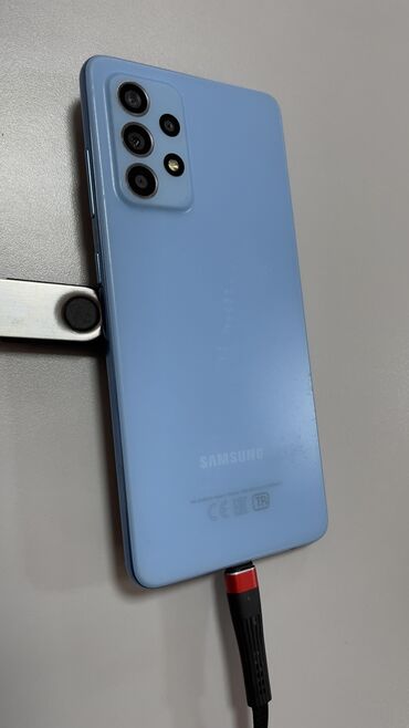 samsung galaxy s10e: Samsung Galaxy A52, Б/у, 128 ГБ, цвет - Голубой, 2 SIM