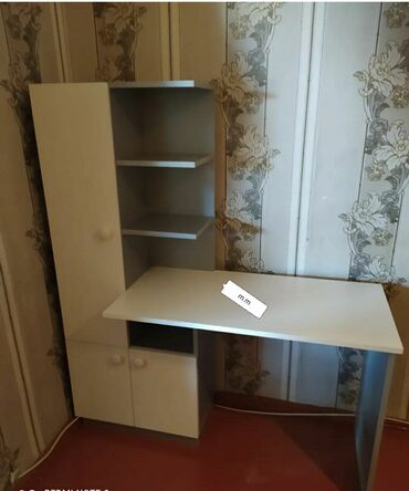 Uşaq masaları: Oğlan və qız üçün, Yeni, Siyirməli, Yazı masası, Stulsuz — 9