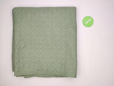 nakrycie na stół: Koc 240 x 220, kolor - Jasnozielony, stan - Idealny — 2