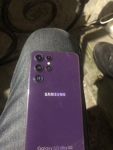 sam agac: Samsung Galaxy S23 Ultra, 128 GB, rəng - Bənövşəyi, Face ID — 2