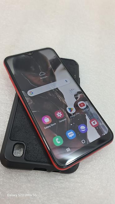 Мобильные телефоны и аксессуары: Samsung Galaxy A01, Б/у, 16 ГБ, цвет - Красный, 2 SIM — 4