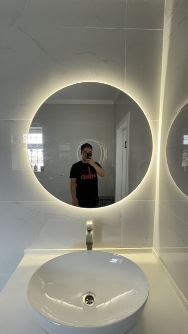 зеркало с подсветкой для макияжа бишкек: Зеркало с подсветкой Зеркальное панно Все на заказ выполним