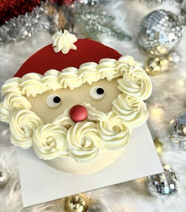 Tortlar: Yeni il mövzusunda bəzədilmiş tortlar - Şən Yeni il dizaynları: qar — 12