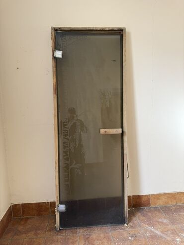 топчан деревянные: Баня жана сауна үчүн эшик, Айнек, Колдонулган