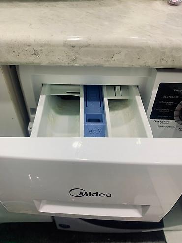 14 max: Стиральная машина Midea MFG70-S1411i Б/У *СРОЧНАЯ ПРОДАЖА!* Состояние — 7