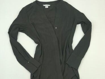 czarne bawełniane bluzki: Shirt, H&M, XS (EU 34), condition - Very good