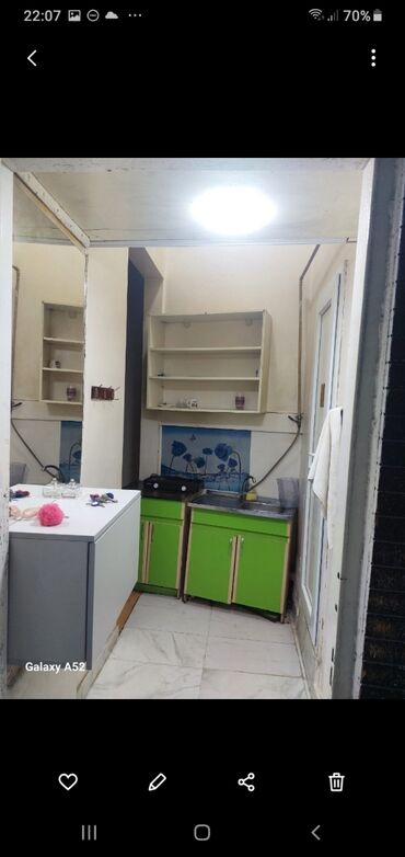 недвижимость в кусарах: 1 otaqlı mini-studiya tipli yaşayış sahəsi - Plan: kiçik girişdən