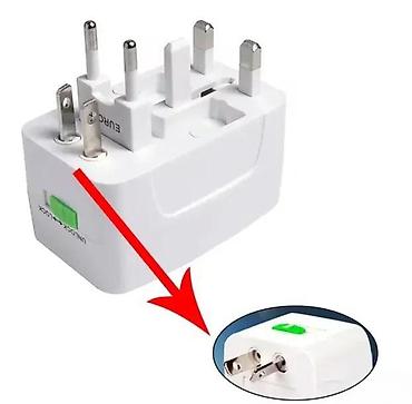 bezicne slusalice za android: Univerzalni putni adapter za ceo svet All In One NOVO. OPIS PROIZVODA — 5
