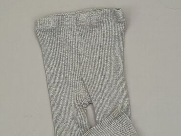 czarne legginsy z przezroczystymi wstawkami: Legginsy, 12-18 m, stan - Dobry
