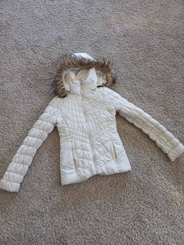 zimska tirkiz jaknica paperje perje: Jaknica xs,Polar.Bear,kapuljaca se skida